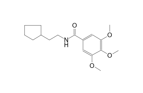 benzamide, N-(2-cyclopentylethyl)-3,4,5-trimethoxy-