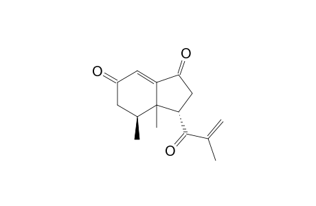 (1S,8S) 8,9-Dimethyl-3,6-dioxo-1-(2'-methylene-1'-oxopropyl)-bicyclo[4.3.0]non-4-ene