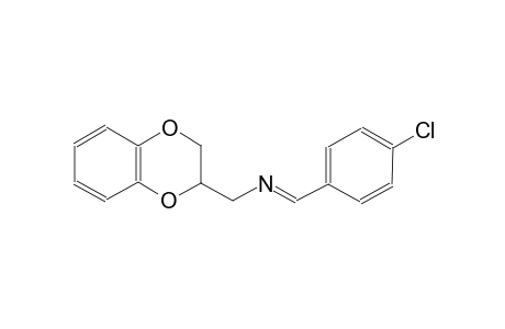 1,4-benzodioxin-2-methanamine, N-[(E)-(4-chlorophenyl)methylidene]-2,3-dihydro-