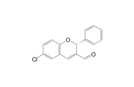 (R)-2-Phenyl-6-chloro-2H-chromene-3-carbaldehyde