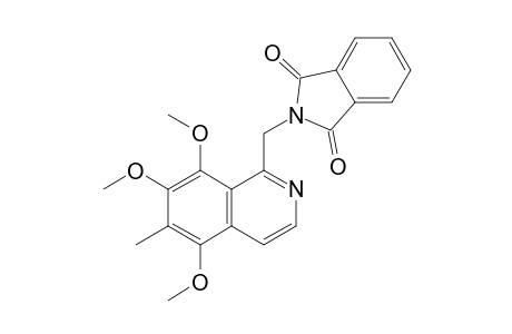 6-Methyl-5,7,8-trimethoxy-1-phthalimidomethylisoquinoline