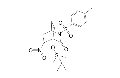 4-([tert-Butyldimethylsilyl)oxy]-2-(4'-Methylbenzenesulfonyl)-5-endo-nitro-3-oxo-2-azabicyclo[2.2.2]-7-octene