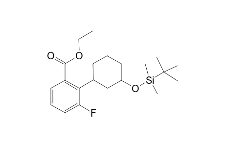 Ethyl 2-(3-((tert-butyldimethylsilyl)oxy)cyclohexyl)-3-fluorobenzoate