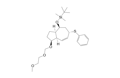 4-[(tert-Butyldimethyl)siloxy]-1-[(2-methoxyethoxy)methoxy]-6-phenylsulfanyl-1.alpha.,2,3,3a.alpha.,4.alpha.,5,6b,8a.alpha.-octahydroazulene
