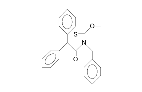 N-Benzyl-N-diphenylacetyl-thiocarbamic acid, O-methyl ester