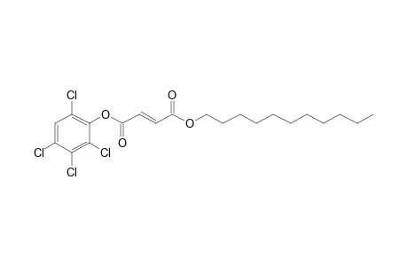 Fumaric acid, 2,3,4,6-tetrachlorophenyl undecyl ester