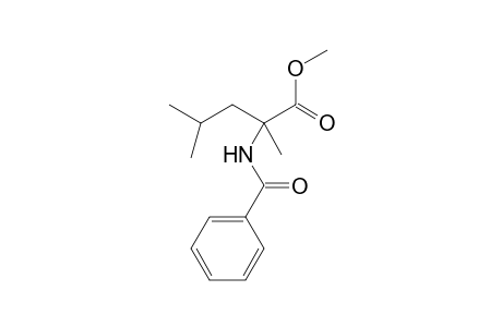Methyl 2-benzamido-2,4-dimethylpentanoate
