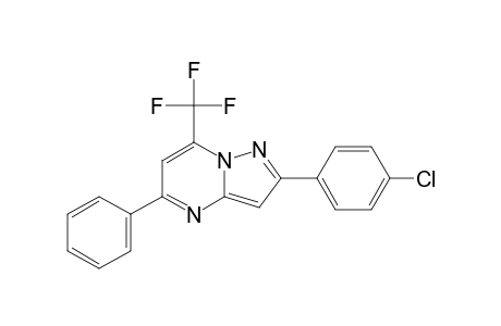 2-PARA-CHLOROPHENYL-5-PHENYL-7-TRIFLUOROMETHYL-PYRAZOLO-[1,5-A]-PYRIMIDINE