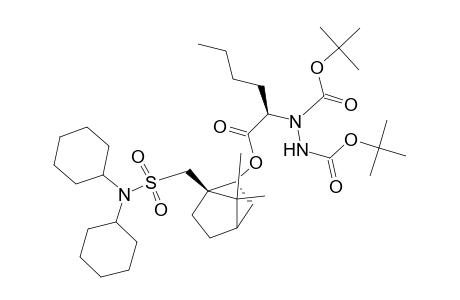 [(1S,2R)-10-(N,N-dicyclohexylaminosulfonyl)born-2-yl][(2R)-2-(N,N'-di-t-butoxycarbonyl)hydrazinohexanoate]