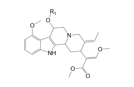 Iso-Paynantheine-M (HO-aryl-glucuronide) isomer 2 MS2