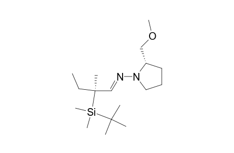 (E)-[(2S)-2-[tert-butyl(dimethyl)silyl]-2-methyl-butylidene]-[(2S)-2-(methoxymethyl)pyrrolidino]amine