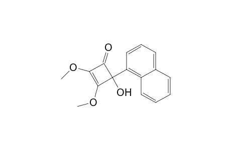 4-Hydroxy-2,3-dimethoxy-4-(1-naphthyl)cyclobutenone