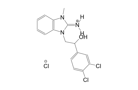 1-[2-(3,4-dichlorophenyl)-2-hydroxyethyl]-3-methyl-1,3-dihydro-2H-benzimidazol-2-iminium chloride