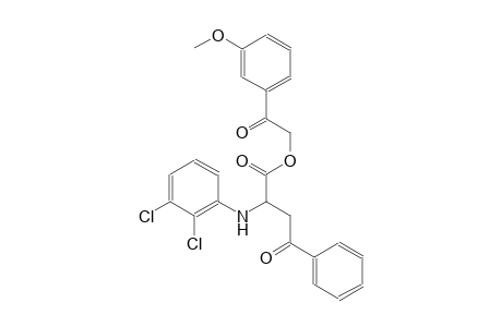 2-(3-methoxyphenyl)-2-oxoethyl 2-(2,3-dichloroanilino)-4-oxo-4-phenylbutanoate