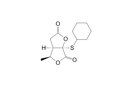 (3aR,4S,6aS)-6a-(cyclohexylthio)-4-methyl-3a,4-dihydro-3H-furo[2,3-c]furan-2,6-dione