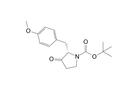t-Butyl (2S)-2-(p-methoxybenzyl)-3-oxopyrrolidine-1-carboxylate