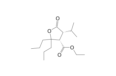 cis-3-(Ethoxycarbonyl)-2-(1-methylethyl)-4-propyl-4-heptanolide