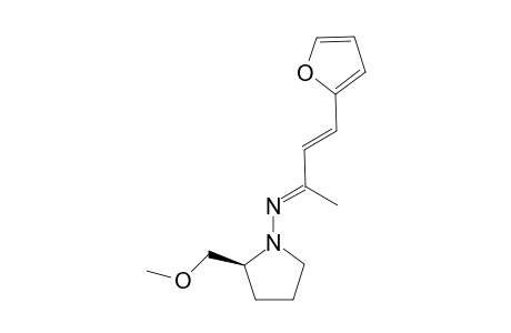 (+)-(2S)-N-[(1E,2E)-3-(2-Furyl)-1-methylprop-2-enylidene]-2-(methoxymethyl)pyrrolidin-1-amine
