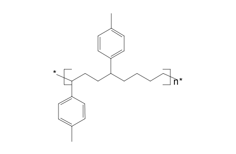 Poly[bis(p-vinyltoluene)-alt-tetramethylene]