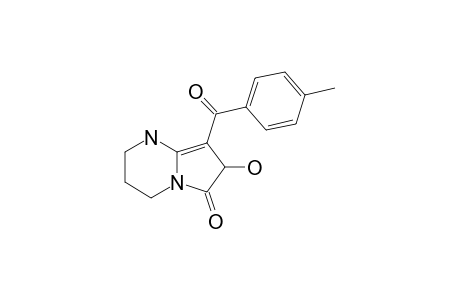 7-HYDROXY-8-(4-METHYLBENZOYL)-6-OXO-1,2,3,4,6,7-HEXAHYDROPYRROLO-[1,2-A]-PYRIMIDINE