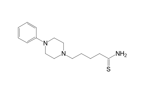 4-Phenyl-1-piperazinepentanethioamide