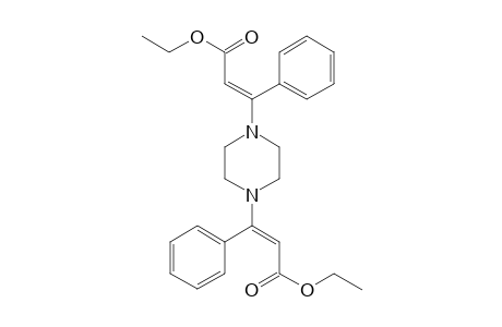Diethyl 3,3'-(piperazine-1,4-diyl)(2E,2'E)-bis(3-phenylacrylate)