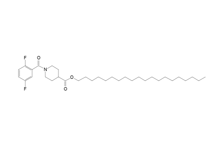 Isonipecotic acid, N-(2,5-difluorobenzoyl)-, eicosyl ester