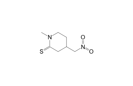 1-Methyl-4-nitromethylpiperidine-2-thione