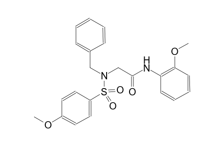 acetamide, N-(2-methoxyphenyl)-2-[[(4-methoxyphenyl)sulfonyl](phenylmethyl)amino]-