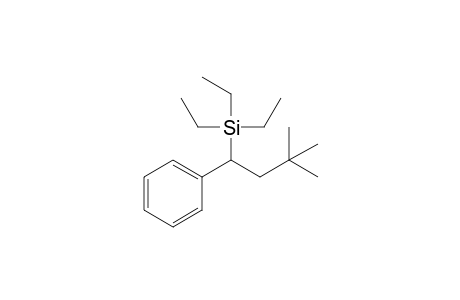 (3,3-dimethyl-1-phenyl-butyl)-triethyl-silane