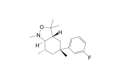 rac-(3aR,5R,7S,7aR)-5-(3-fluorophenyl)-1,3,3,5,7-pentamethyloctahydrobenzo[c]isoxazole