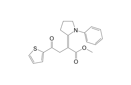 Methyl 2-(1'-phenyltetrahydro-1H-pyrrol-2'-ylidene)-4-oxo-4-(2"-thienyl)butanoate