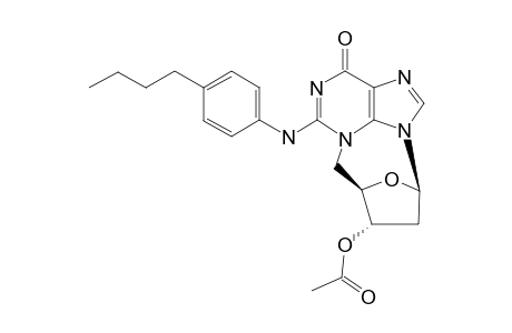 N2-(4-N-BUTYLPHENYL)-3'-ACETYL-3,5'-CYClO-2'-DEOXYGUANOSINE;ACCBUPDG