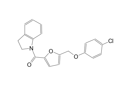 1-{5-[(4-chlorophenoxy)methyl]-2-furoyl}indoline