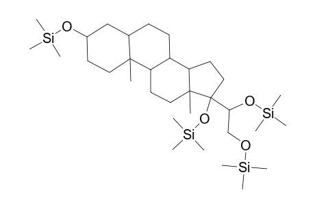 Silane, [[(3.beta.,5.alpha.,20R)-pregnane-3,17,20,21-tetrayl]tetrakis(oxy)]tetrakis[trimethyl-