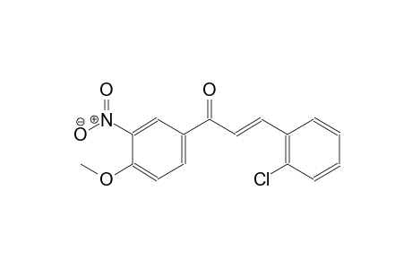 (2E)-3-(2-chlorophenyl)-1-(4-methoxy-3-nitrophenyl)-2-propen-1-one