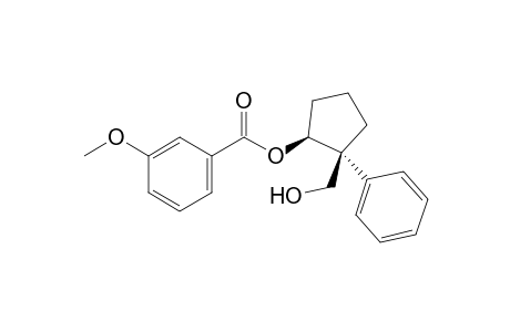 cis-1-Hydroxymethyl-1-phenylcyclopent-2-yl 3'-methoxybenzoate