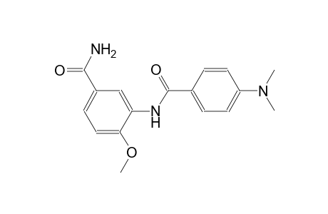 3-{[4-(dimethylamino)benzoyl]amino}-4-methoxybenzamide