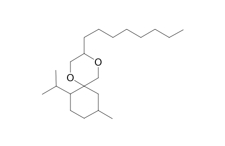 7-Isopropyl-10-methyl-3-n-octyl-2,5-dioxaspiroundecene isomer