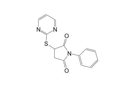1-phenyl-3-(2-pyrimidinylsulfanyl)-2,5-pyrrolidinedione