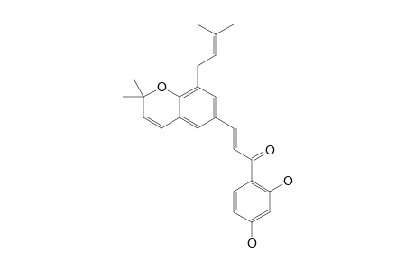 ANTHYLLISONE;1-(2,4-DIHYDROXYPHENYL)-3-[2,2-DIMETHYL-8-(3-METHYL-2-BUTENYL)-2H-1-BENZOPYRAN-6-YL]-2-PROPEN-1-ONE