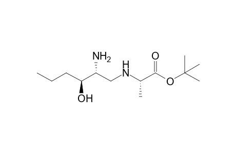 (2S)-2-[[(2R,3S)-2-amino-3-hydroxy-hexyl]amino]propionic acid tert-butyl ester