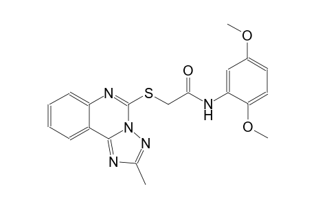 acetamide, N-(2,5-dimethoxyphenyl)-2-[(2-methyl[1,2,4]triazolo[1,5-c]quinazolin-5-yl)thio]-