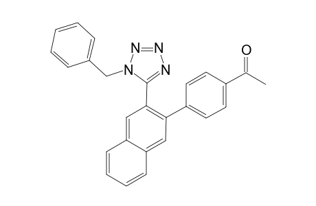 1-[4-{3'-(1''-Benzyl-1H-tetrazol-5-yl)naphthalen-2-yl}phenyl]ethanone