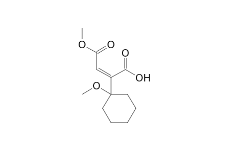 (Z)-4-keto-4-methoxy-2-(1-methoxycyclohexyl)but-2-enoic acid