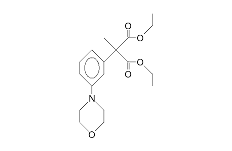 Methyl-(3-morpholino-phenyl)-malonic acid, diethyl ester