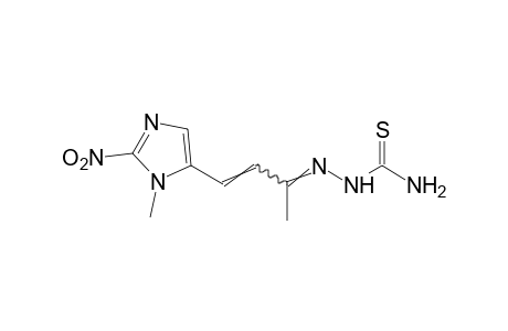 4-(1-methyl-2-nitroimidazol-5-yl)-3-buten-2-one, thiosemicarbazone
