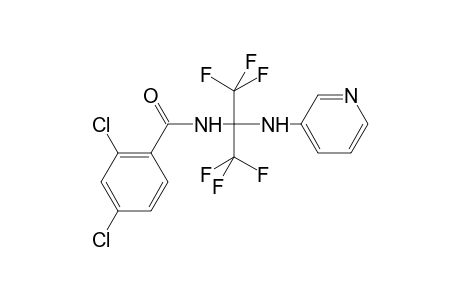 2,4-Dichloro-N-[1,1,1,3,3,3-hexafluoro-2-(pyridin-3-ylamino)propan-2-yl]benzamide