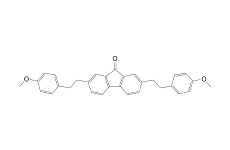 2,7-bis[2'-(4''-Methoxyphenyl)ethyl]-9H-fluoren-9-one