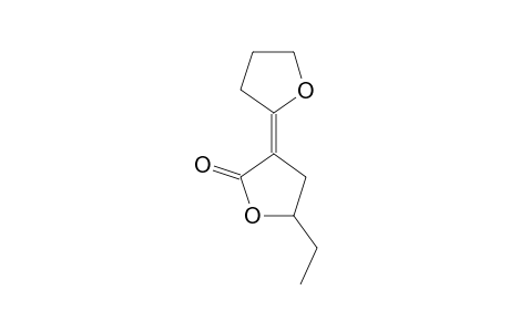 2-(E)-(5-ETHYL-2-OXOTETRAHYDROFURAN-3-YLIDENE]-TETRAHYDROFURAN